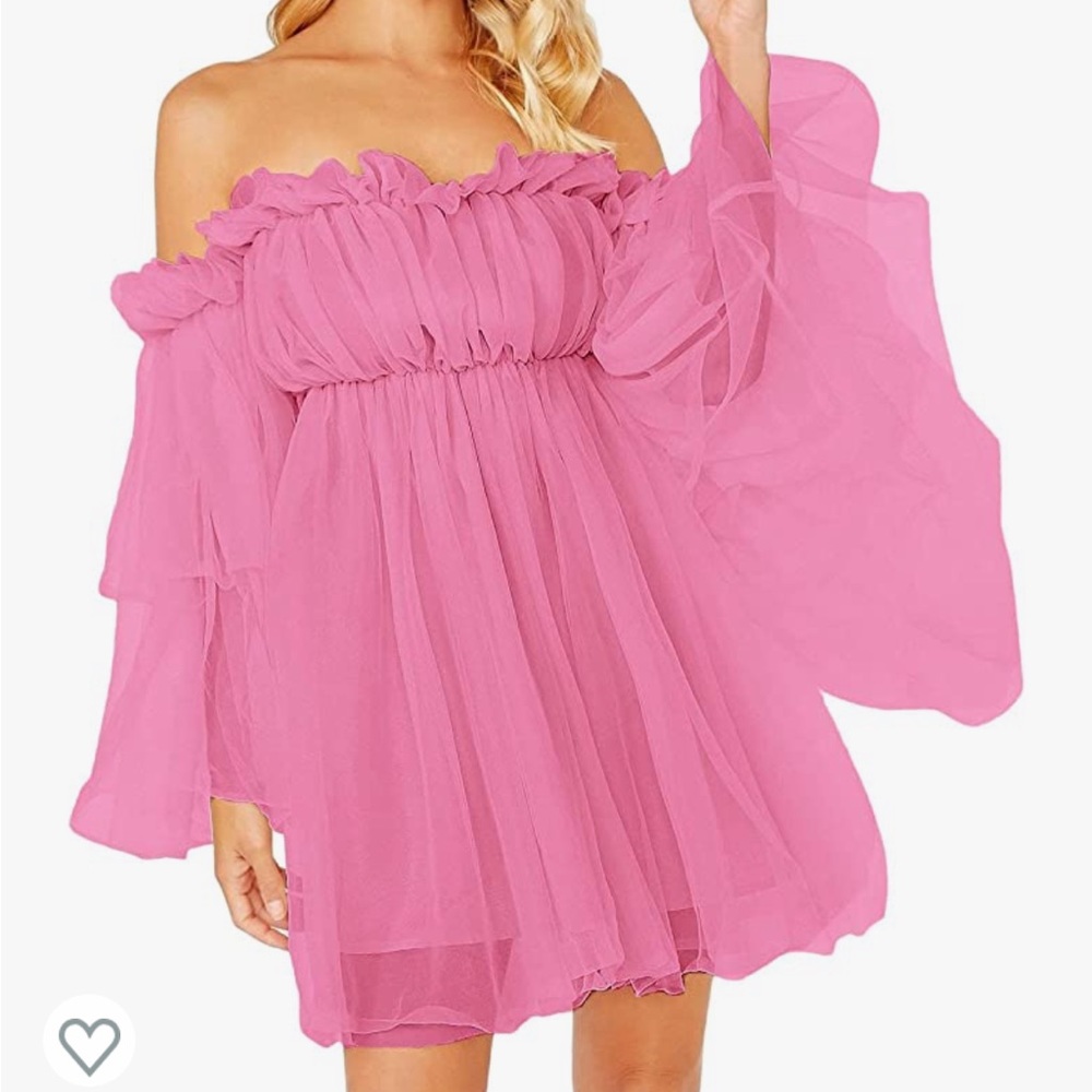 Size XS, pink dress